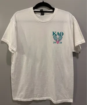 Gildan Kappa Alpha Theta Pickleball For CASA Short Sleeve Tee White thumbnail 1