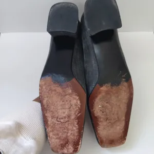 Stuart Weitzman Leather Green Loafer Size 5 1/2 thumbnail 3