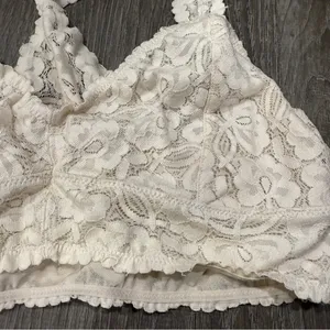 Free People Light Pink Galloon Lace Racerback Bralette thumbnail 5