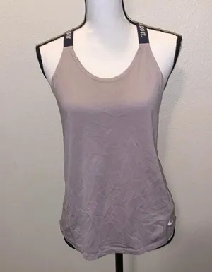 Dri Fit light purple Strappy athletic workout gym tank top thumbnail 1