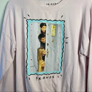 FRIENDS television series‎ show pink crewneck sweater casual comfortable thumbnail 3