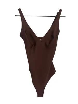 NWT Skims Body Plunge Bodysuit Cocoa M BD-THG-3326 ( SOLD OUT) thumbnail 4