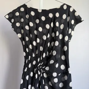 ARYN K. Black White Polka Dot Twist Front Dress‎ Size S thumbnail 8