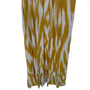 Anthropologie Maeve Cassandra Pintuck Flutter Sleeve Maxi Dress Yellow Size‎ XS thumbnail 12
