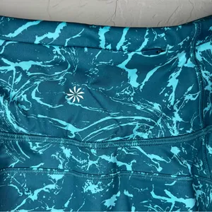 Athleta Ace Printed Ripple Marble Borealis Green Patterned Tennis Athletic Skort thumbnail 12