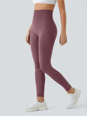 Halara 08HBB.- OneForm Seamless Flow High Waisted Ruched Plain Leggings. thumbnail 2