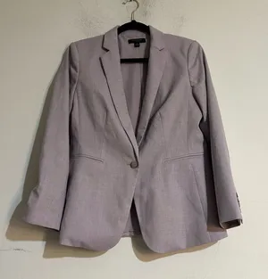 Ann Taylor Lavender Single Button Blazer Size 8 Petite Office Work Spring thumbnail 1