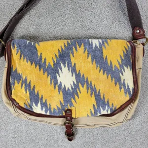 Lucky‎ Brand Messenger Bag 17" Southwestern Aztec Adjustable Strap Crossbody Bag thumbnail 12