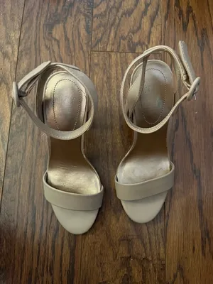 Mix No. 6 Nude Block Heel Ankle-Strap Sandals thumbnail 2