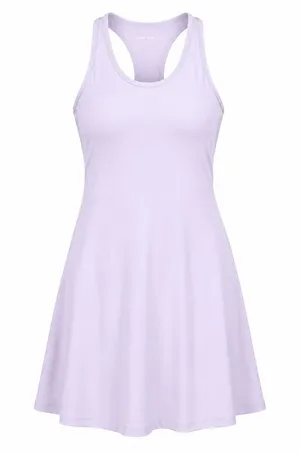 Outdoor Voices Exercise Dress Womens M Lavender Racerback Athletic Tennis Dress thumbnail 1