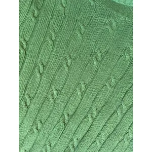 Merona Grass Green Cable Knit Turtleneck Sweater Size XL thumbnail 3