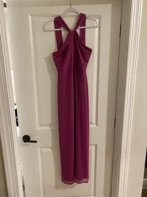 Quiz Purple Detachable Flower Dress thumbnail 3
