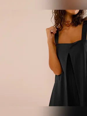 NWT Free People FP Beach Nichola Romper - black - XS thumbnail 6