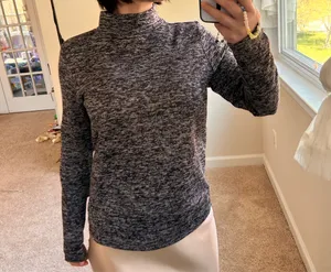 Thermo Turtleneck top. S Brown thumbnail 8