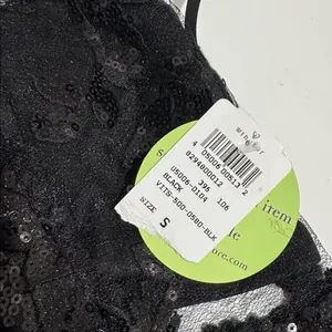 Windsor Black Floral Lace Top NWT thumbnail 4