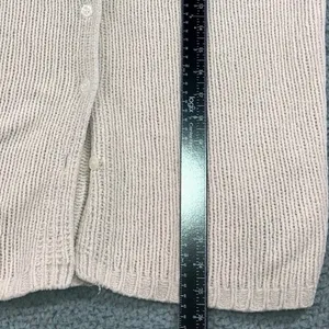 ORVIS Cardigan Sweater L Pink Button Up Grandma Craft Grunge Outdoor Chore Flaw thumbnail 9