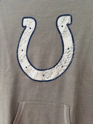 Vintage Majestic NFL Colts Grey and Blue Crewneck Sweatshirt thumbnail 3