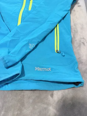 Marmot Womens Small S Jacket Teal Water Repellent Tempo Active Breathable Zip thumbnail 6