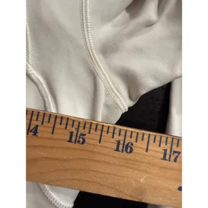 Lululemon White Define Jacket Luon‎ Full Zip Size 6 Mock Neck Athleisure flaw thumbnail 10
