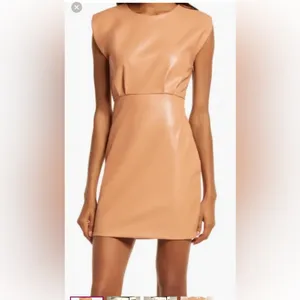 bishop &‎ young Hayden Faux Leather Mini Dress XS thumbnail 2