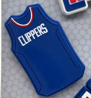 NEW‎ Crocs NBA Los Angeles Clippers Jibbitz 5-Pack Shoe Charms Basketball thumbnail 1