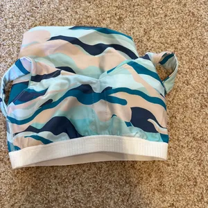 Camo swim tankini Blue thumbnail 3