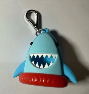 Bath & Body Works Shark PocketBac Holder Blue & Red Floaty thumbnail 1