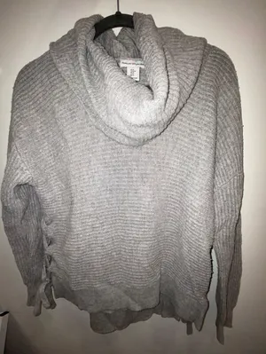 Marshall’s Cowl Neck Gray Sweater  thumbnail 1
