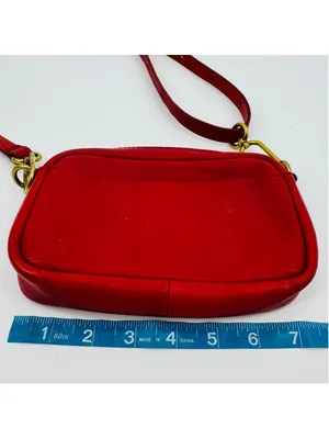 Madewell Red Italian Leather Crossbody Carabiner Bag thumbnail 5