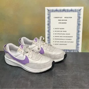 Nike Waffle Debut Women's Sail White/Lilac Retro Style Sneakers Sz 10 thumbnail 2