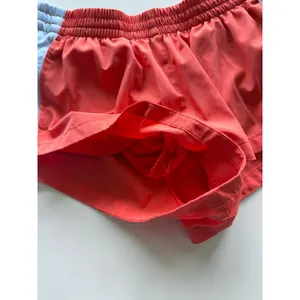 Pink Victoria's Secret Running Shorts Orange Blue Stripe Athletic Gym‎ Womens S thumbnail 4