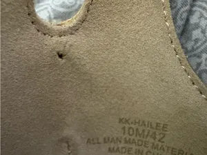 Kelly & Katie Beige Block Heel Sandals with Ankle Strap thumbnail 6