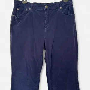Free People We The Free Navy Corduroy Flare Pants | Retro Indie Boho 29 thumbnail 4