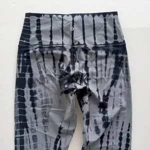 Lululemon Wunder Under High-Rise Tight 28" 8 Shibori Dye Grey Black Night RARE thumbnail 7