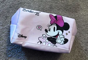 Disney Minnie And Micky Mouse Pink Makeup Bag thumbnail 1
