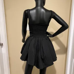 Fit and flare ruffle dress lace dress pleated mini dress summer elegrant dress thumbnail 10