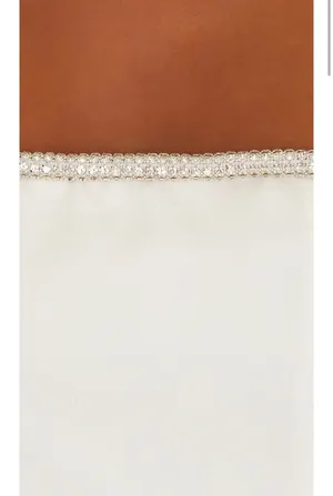 superdown NWT Revolve  Keke Strapless Jumpsuit in Ivory thumbnail 4