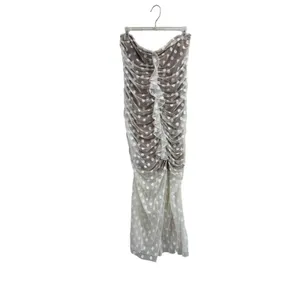 Majorelle White Mesh Polka Dot Brady Dress Revolve Bodycon Midi XL thumbnail 6