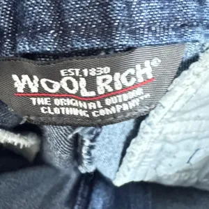 VTG Woolrich Denim Crop‎ Pants Womens 33 Waist Medium Wash Straight Leg Baggy thumbnail 5