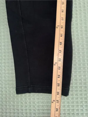 Lululemon Scuba Mid-Rise Tapered Pant 7/8 Length Black XXS LW5HAWS thumbnail 2
