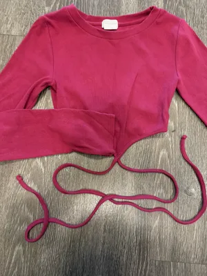 Maroon Lovers And friends Long Sleeve Top thumbnail 3