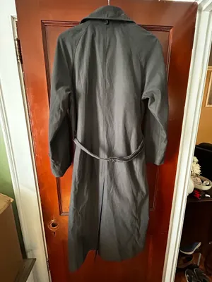 Black London Fog FOG Trench Coat thumbnail 2