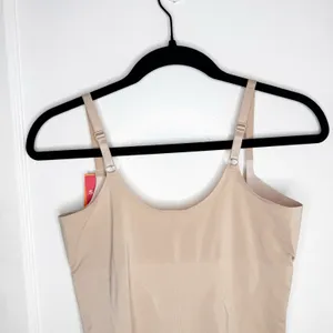 SPANX OnCore Open-Bust Mid Thigh Bodysuit Soft Nude NEW Size 1X Slimming Shaping thumbnail 14