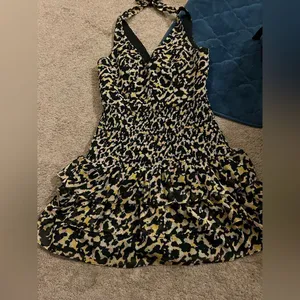 Amanda uprichard zita leopard print mini dress M thumbnail 10
