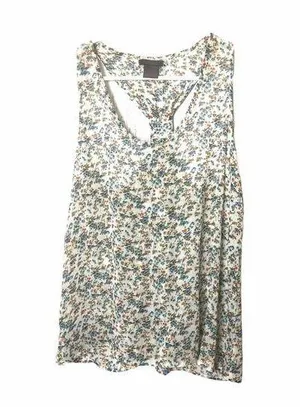 Fire Los Angles Womens Boho Style Top Sz L thumbnail 1