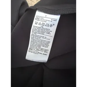 Banana Republic‎ Black Satin Side Button Slit Midi Slip Dress Womens 6 V-Neck thumbnail 10