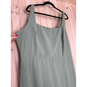 NWT Lulus Remarkable Arrival Sage Brush Sleeveless Maxi Dress Bridesmaid Sz XXL thumbnail 4
