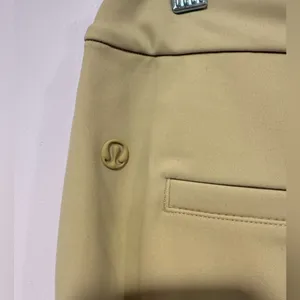 Tan lululemon wide leg‎ pull on dress pants thumbnail 3