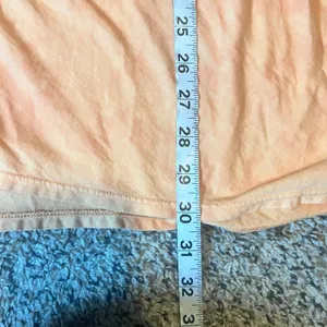 Pure Jill‎ Watercolor Elliptical Tee Peach Tie Dye Long Sleeve Cotton XL thumbnail 4