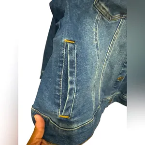 AVA and VIV Classic Dark Denim Jacket thumbnail 3